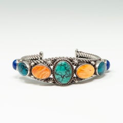 Cuff Bracelet by Navajo Artist Aaron Toadlena