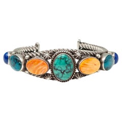 Cuff Bracelet by Navajo Artist Aaron Toadlena