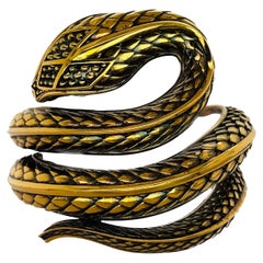 Bracciale Snake Roberto Cavalli Oro Vintage