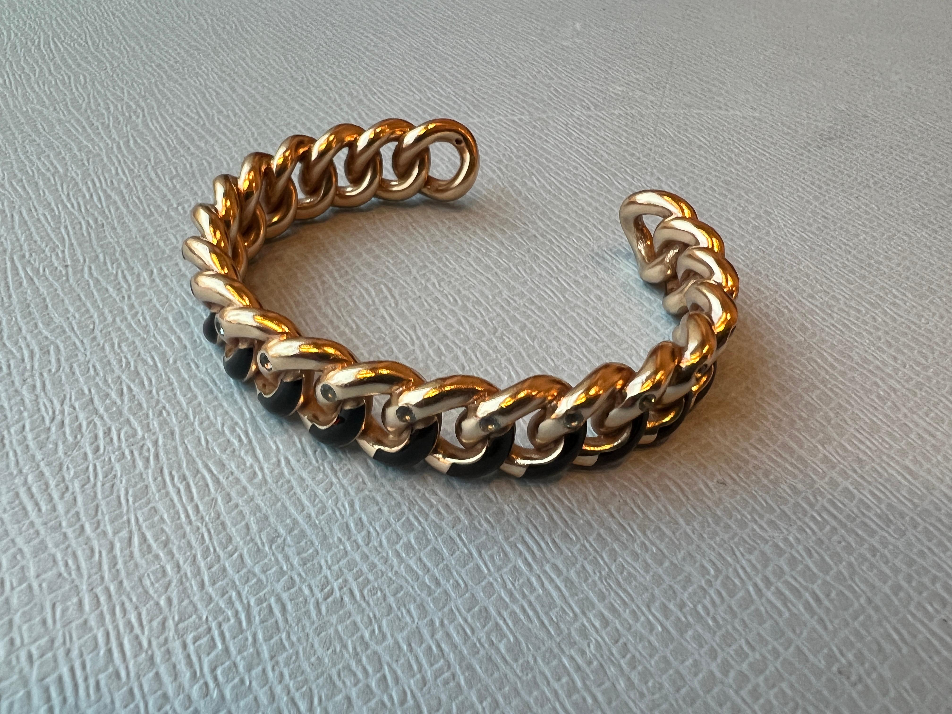 Pulsera puño cadena Aguamarina en venta 4