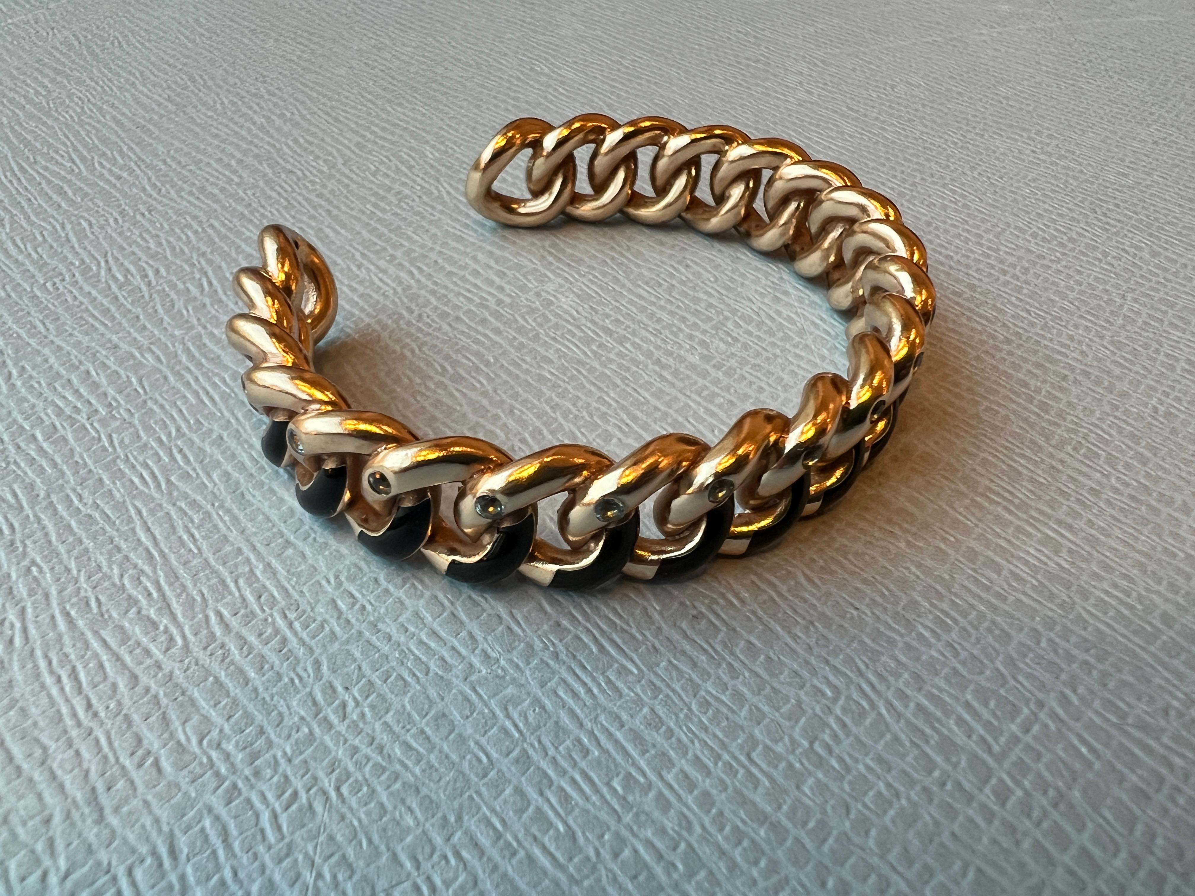 Pulsera puño cadena Aguamarina en venta 5