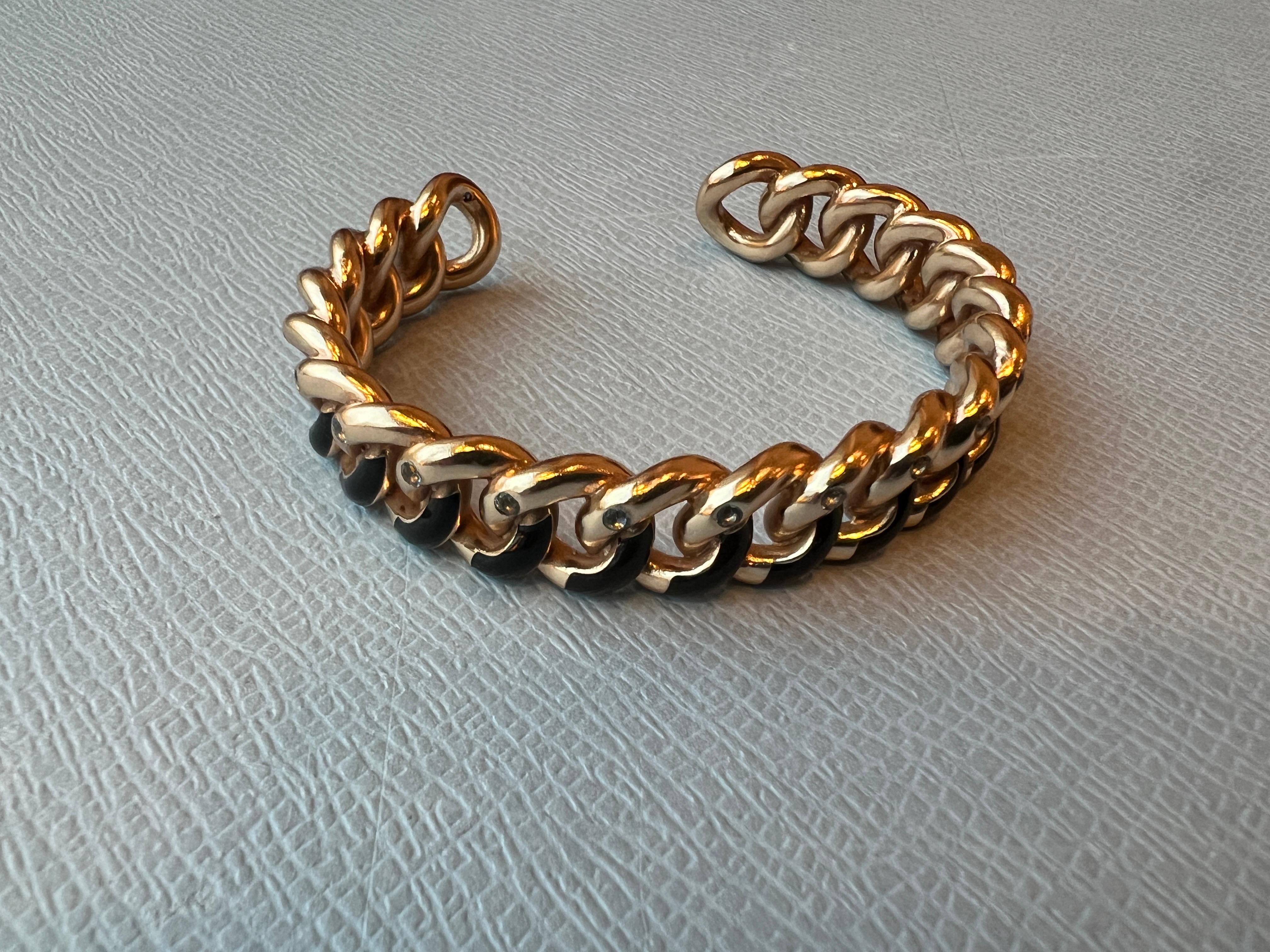 Pulsera puño cadena Aguamarina Corte brillante en venta