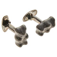 Cufflinks Gummy Bear Midnight Unisex Gift Black Rhodium Greek Jewelry