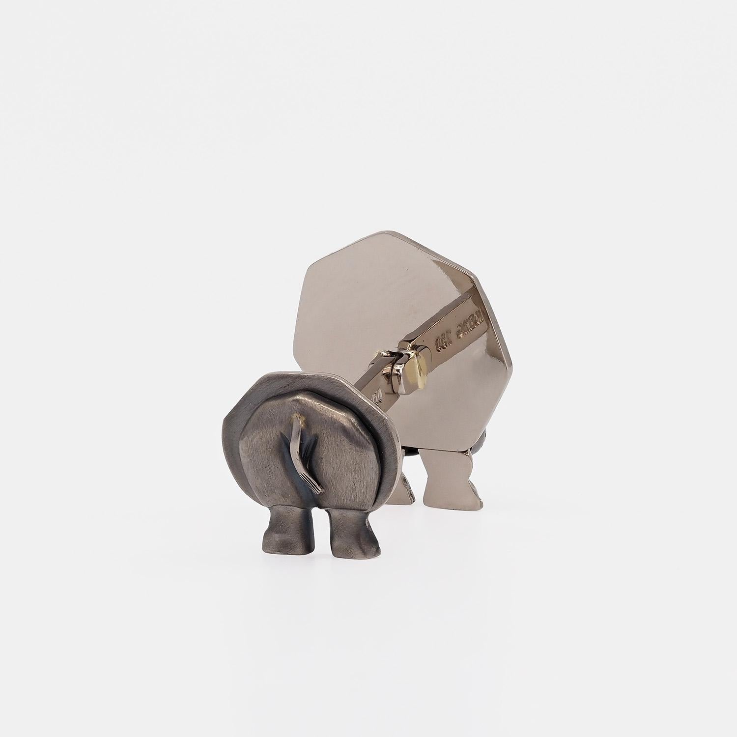 The House of KOENIG creates sustainable jewels, using exclusively recycled precious metals and conflict-free gemstones that inspire and endure. 100% SWISS HANDMADE 

These little pachyderms are simply adorable from the front, as well as from the