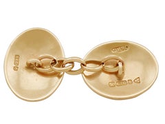 Joseph & Richard Griffin Antique 1912 Cufflinks in 9 Karat Rose Gold for Men