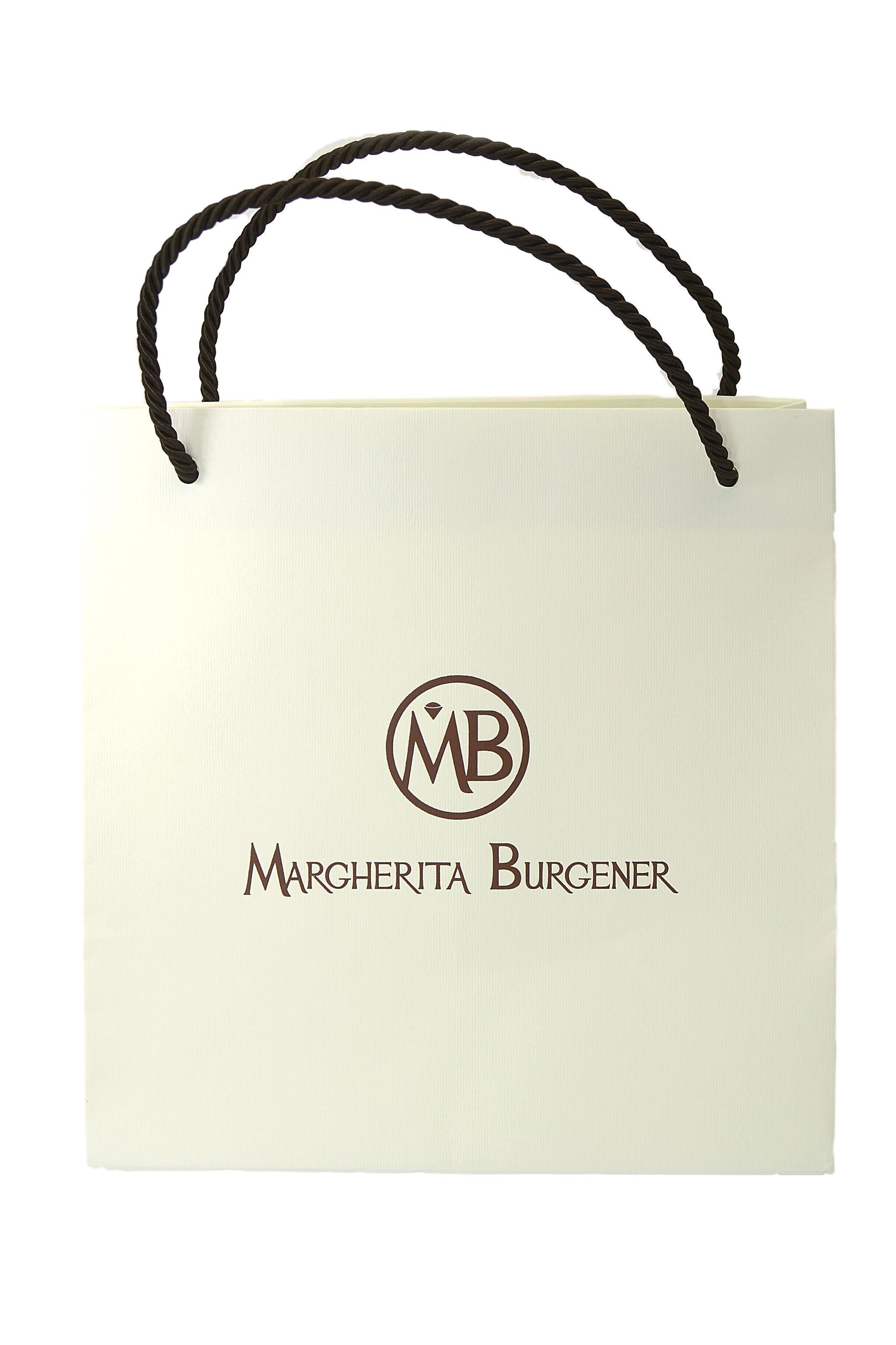 Women's or Men's Cufflinks Margherita Burgener Diamond  Titanium 18K Gold Handmade in Italy 