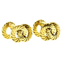 Cufflinks Van Cleef & Arpels, George L'enfant 18k Vintage, French, C. 1960
