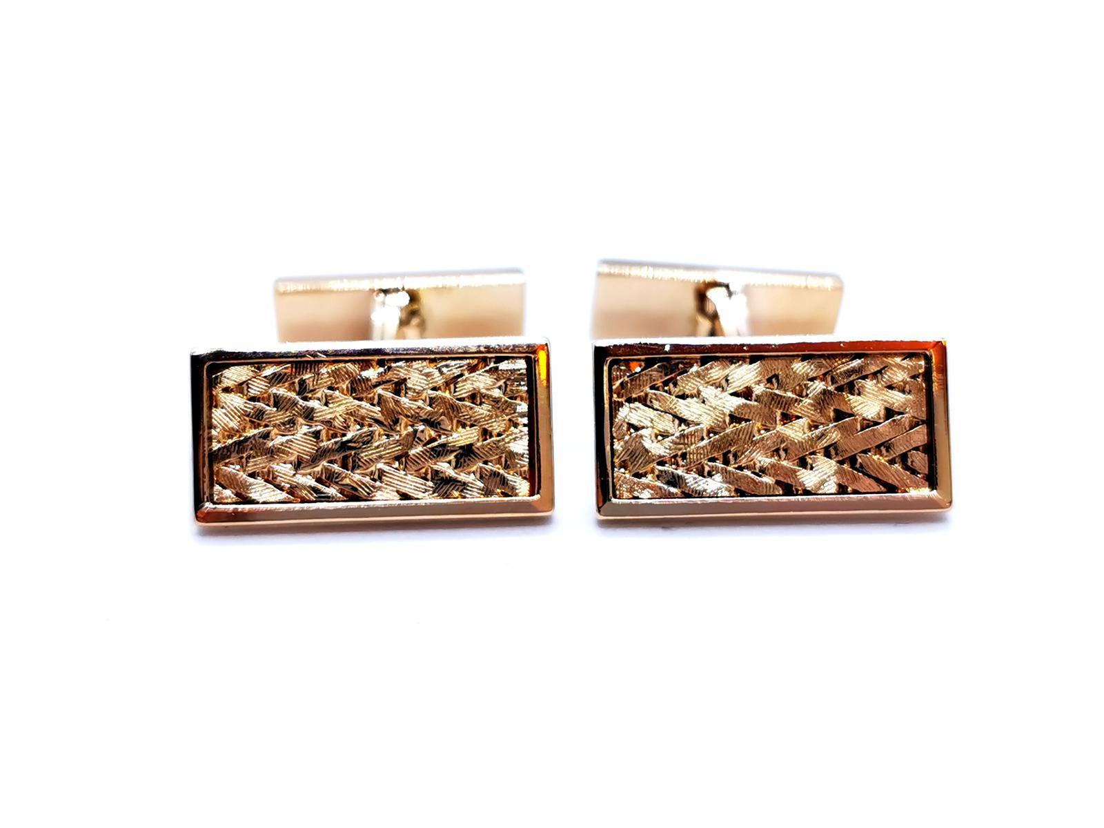 Cufflinks Yellow Gold For Sale 13