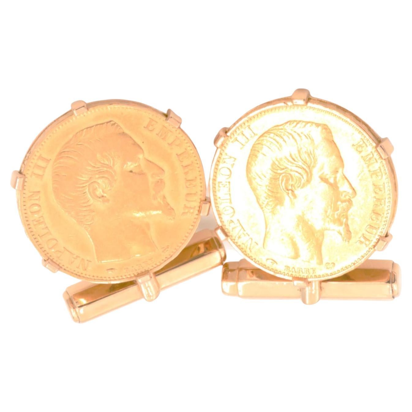 Cufflinks Yellow Gold For Sale