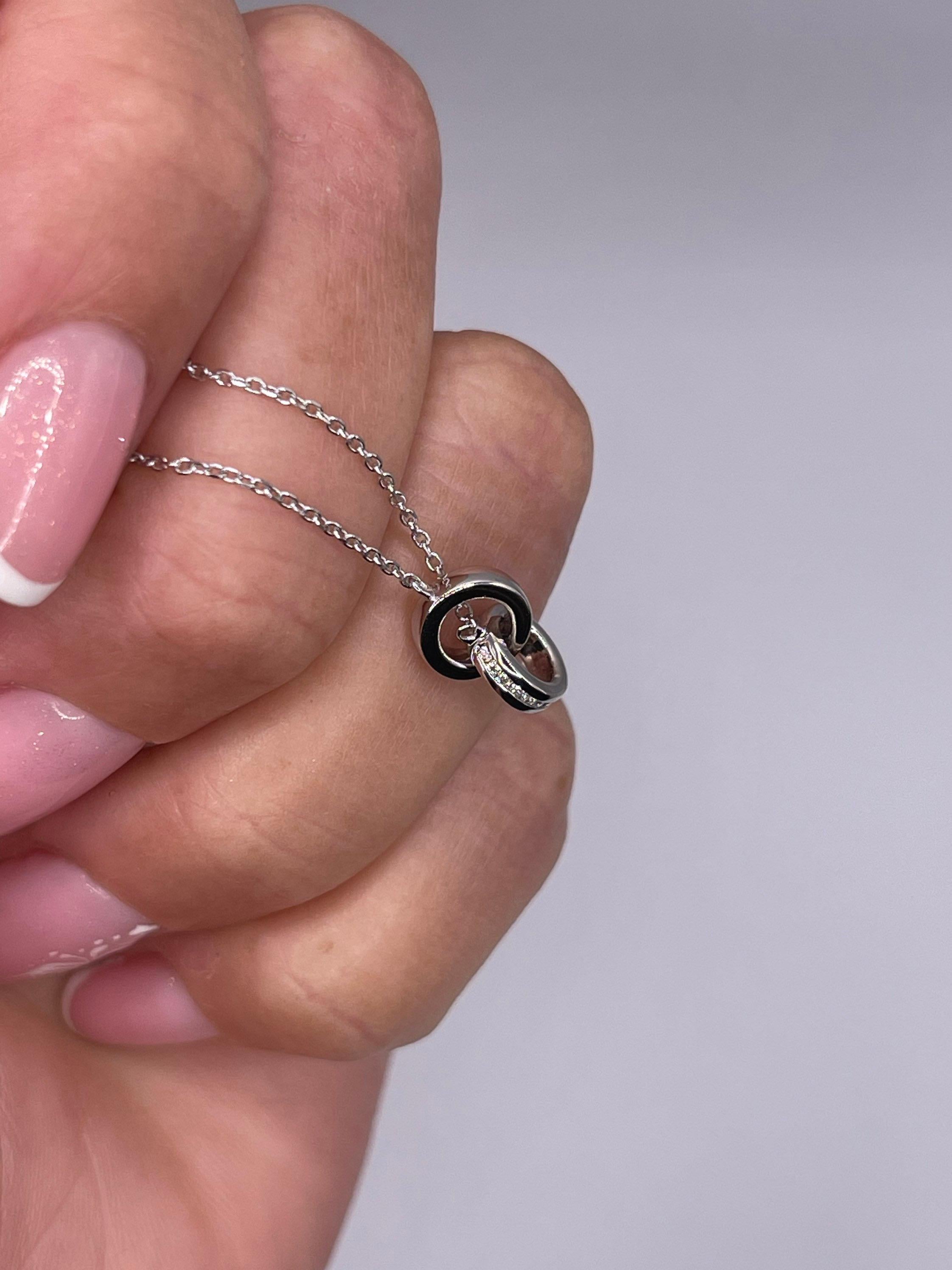 Collier pendentif en diamant Cuffs, 
