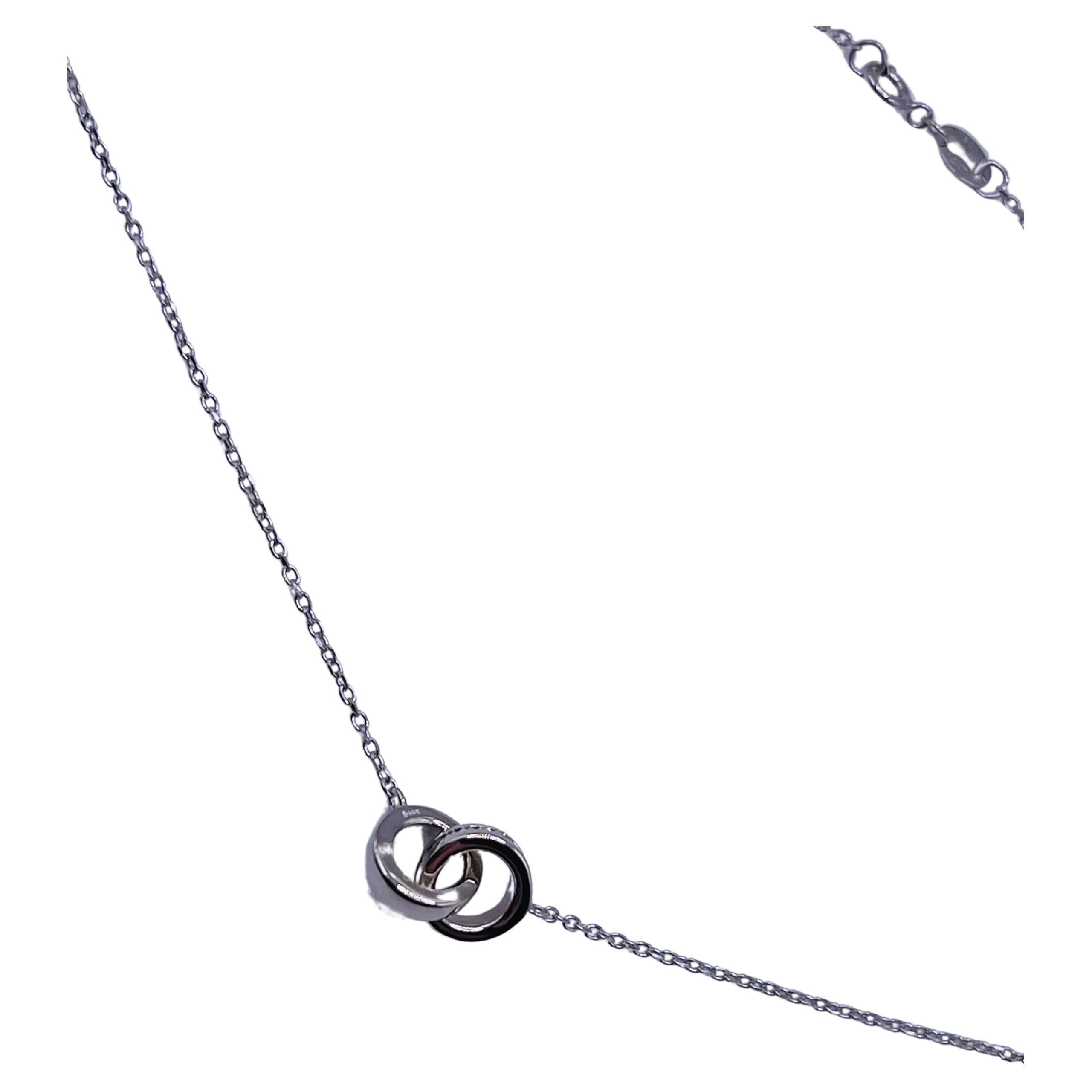 Cuffs diamond pendant necklace 14KT gold