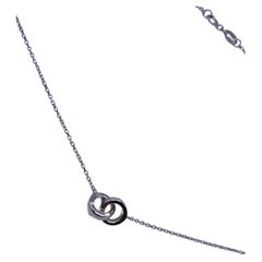Cuffs diamond pendant necklace 14KT gold