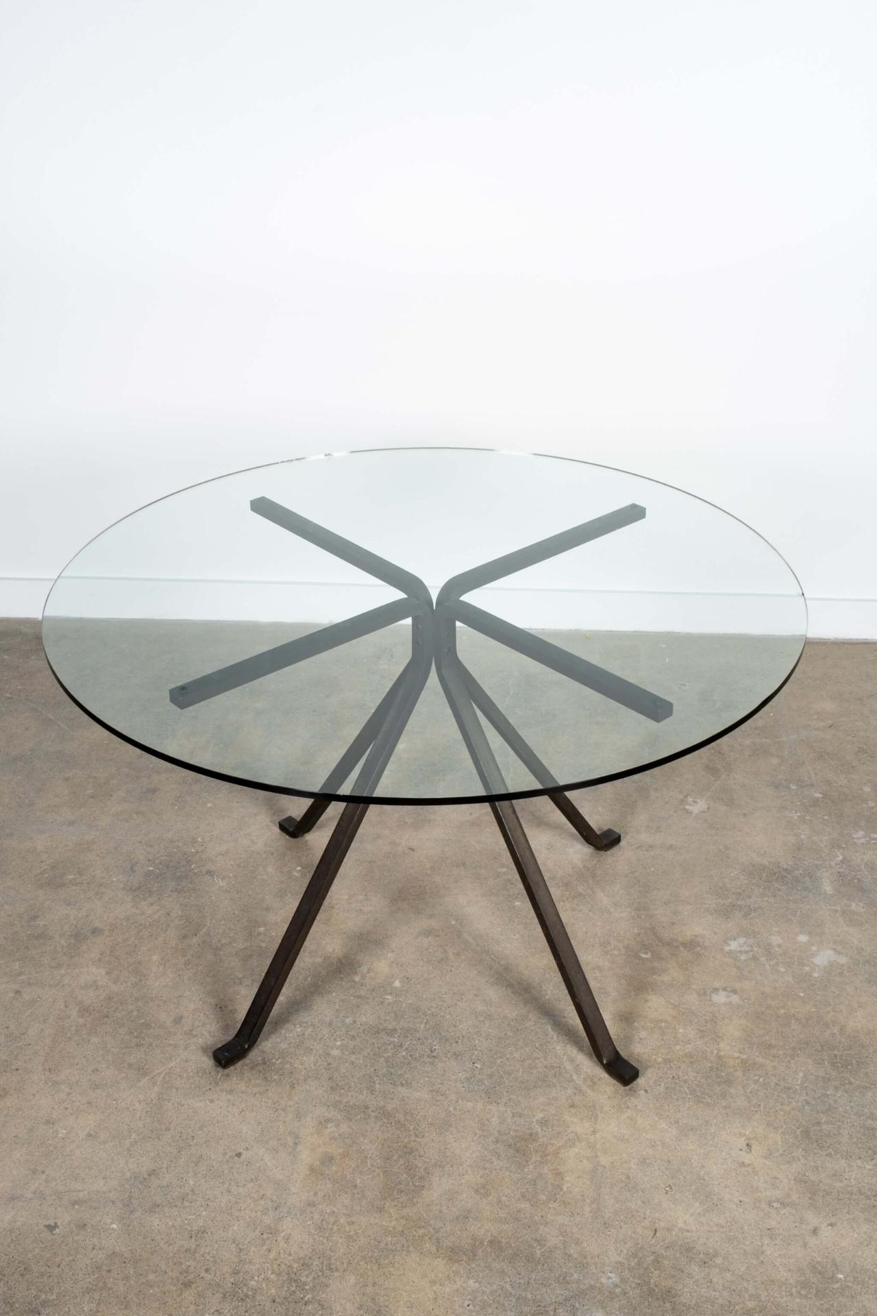 Steel Cugino Dining Table by Enzo Mari for Driade For Sale