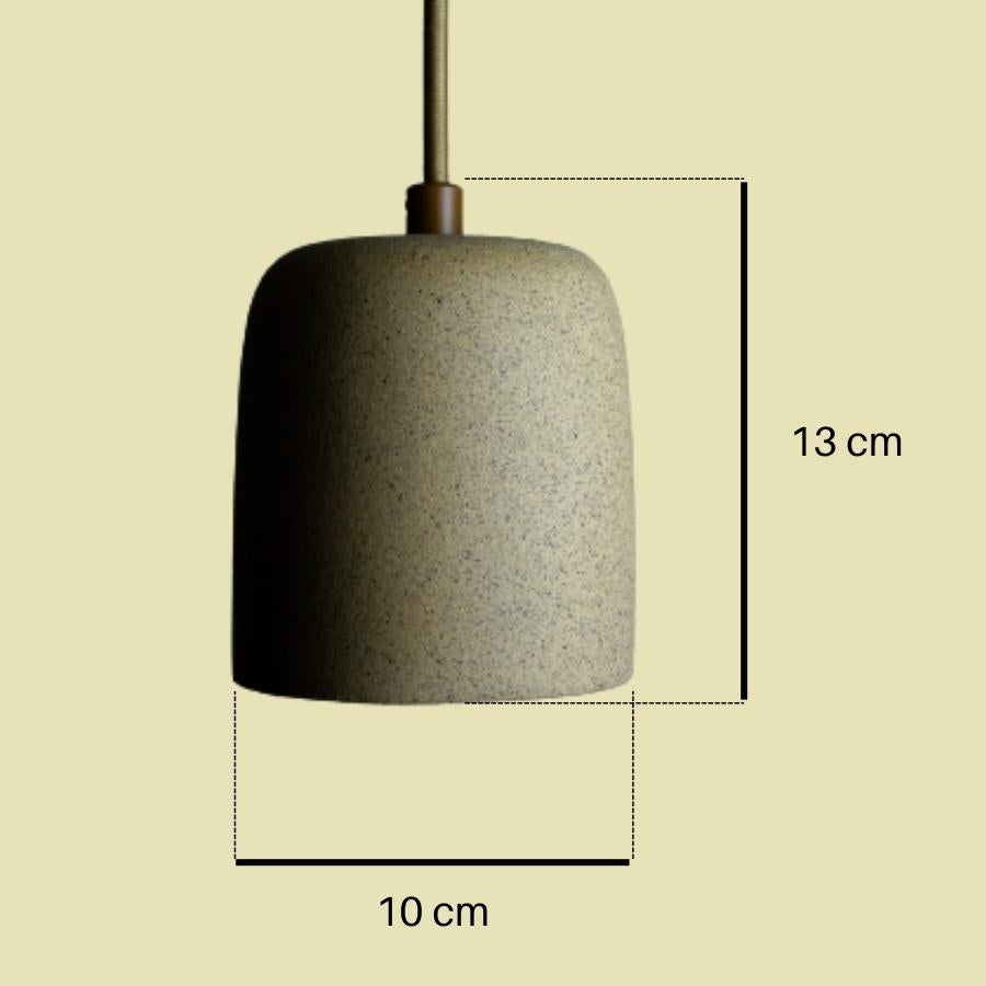 Cuia Pendelleuchte - blau - Romaria Kollektion - brasilianische Keramik im Angebot 1