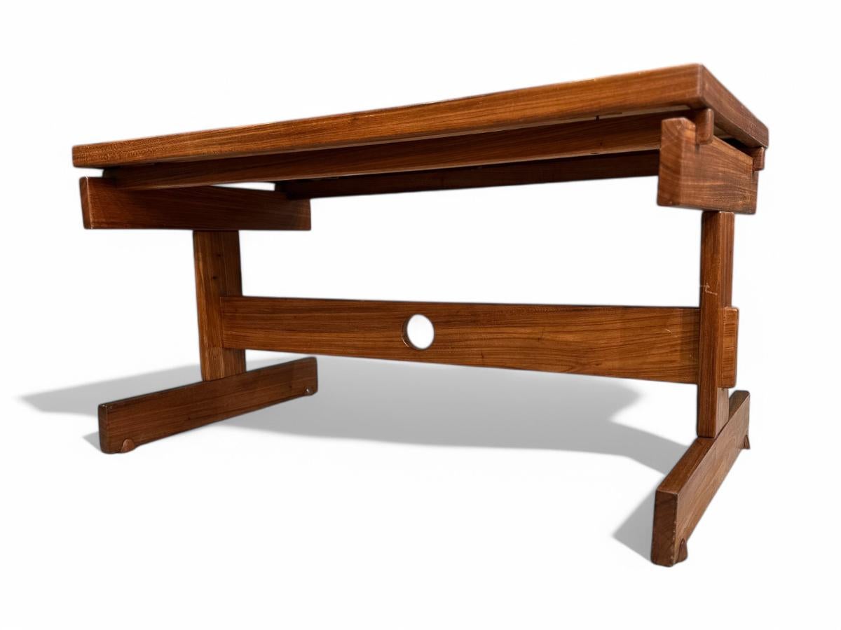 “Cuiaba” Dining Set in Hardwood & Ultrasuede, Sergio Rodrigues, 1970s, Brazil For Sale 7