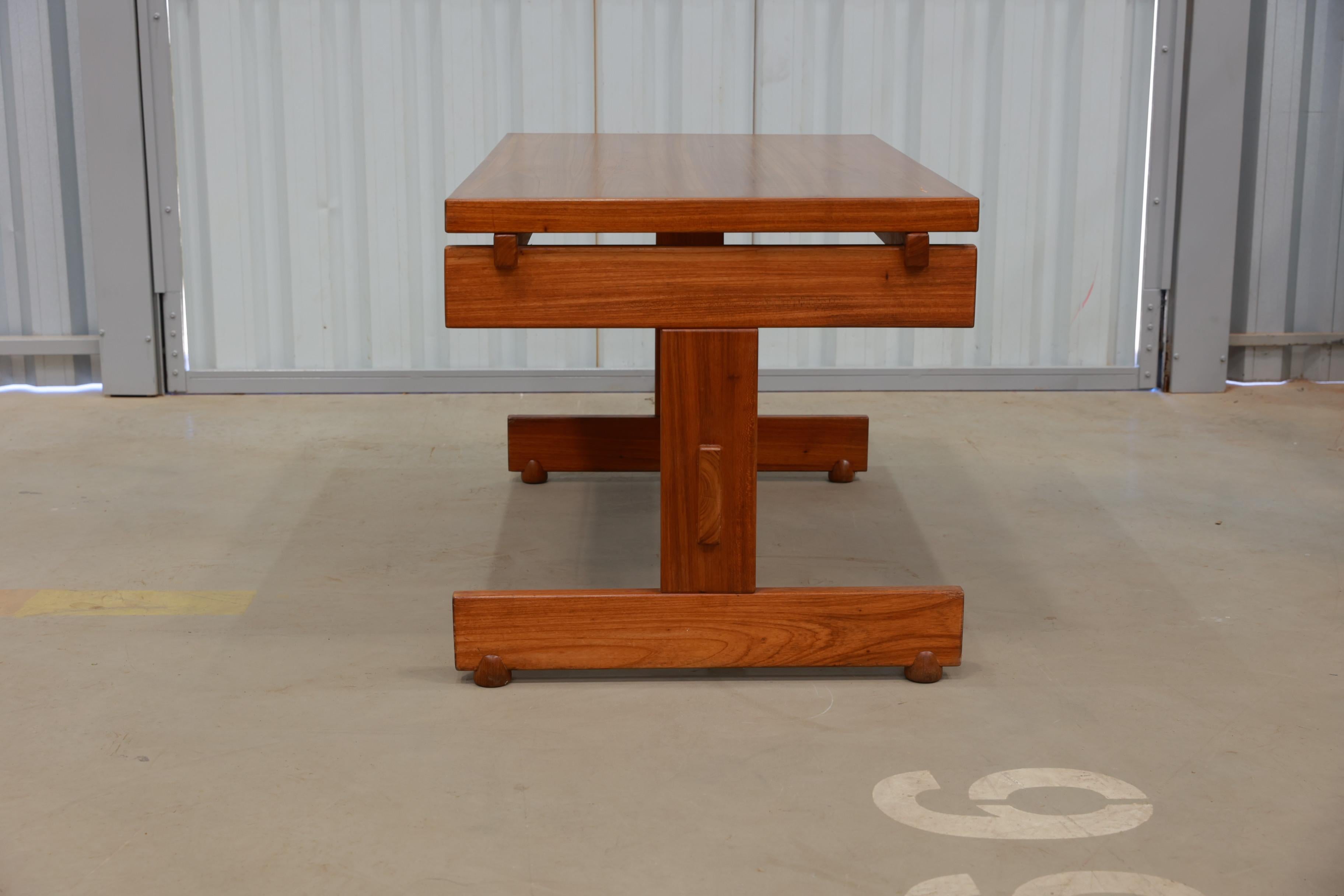 Mid-Century Modern “Cuiaba” Dining Table in Hardwood by Sergio Rodrigues, 1970’s  For Sale