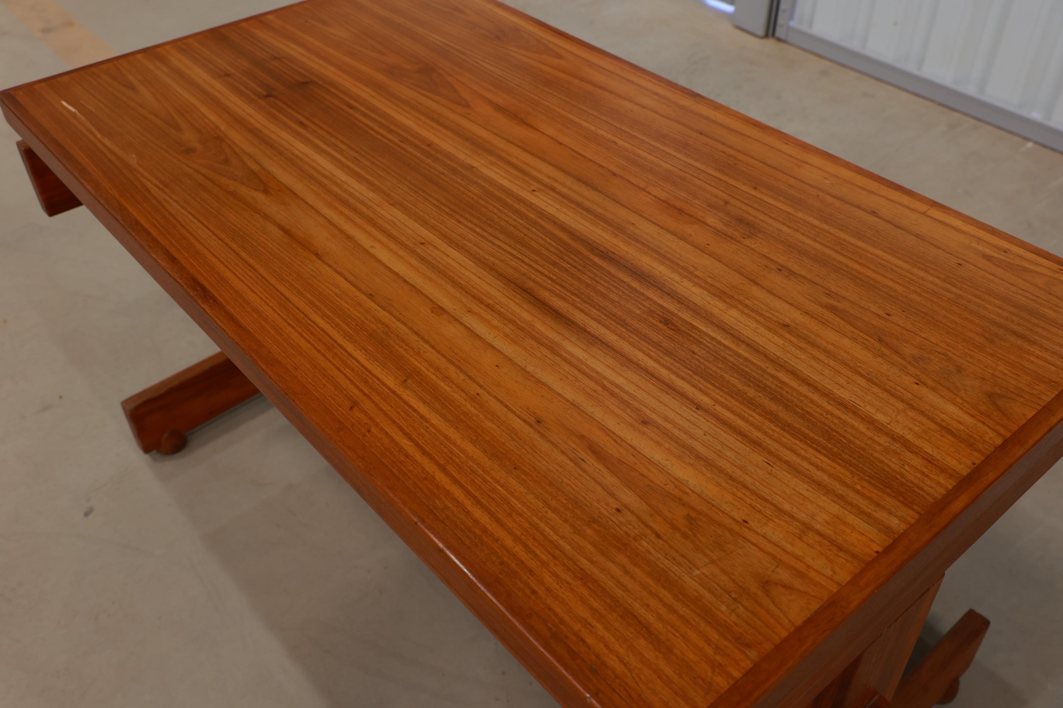 “Cuiaba” Dining Table in Hardwood by Sergio Rodrigues, 1970’s  For Sale 2