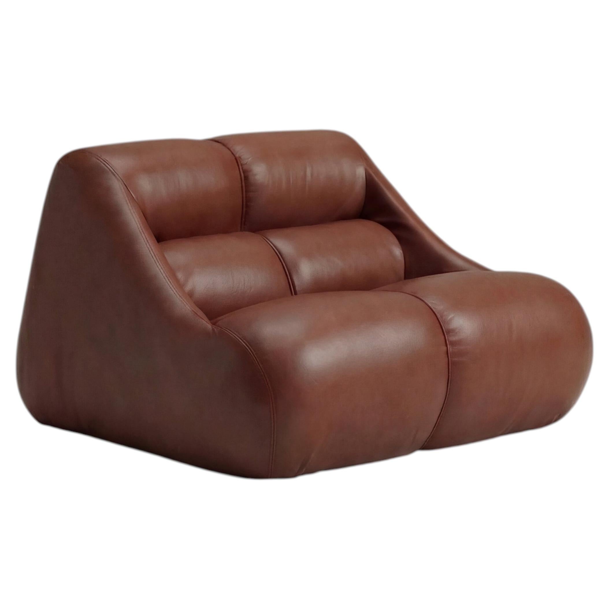 Cuingam Armchair, De Pas, D’Urbino & Lomazzi - Upholstered in nubuck (or leather)