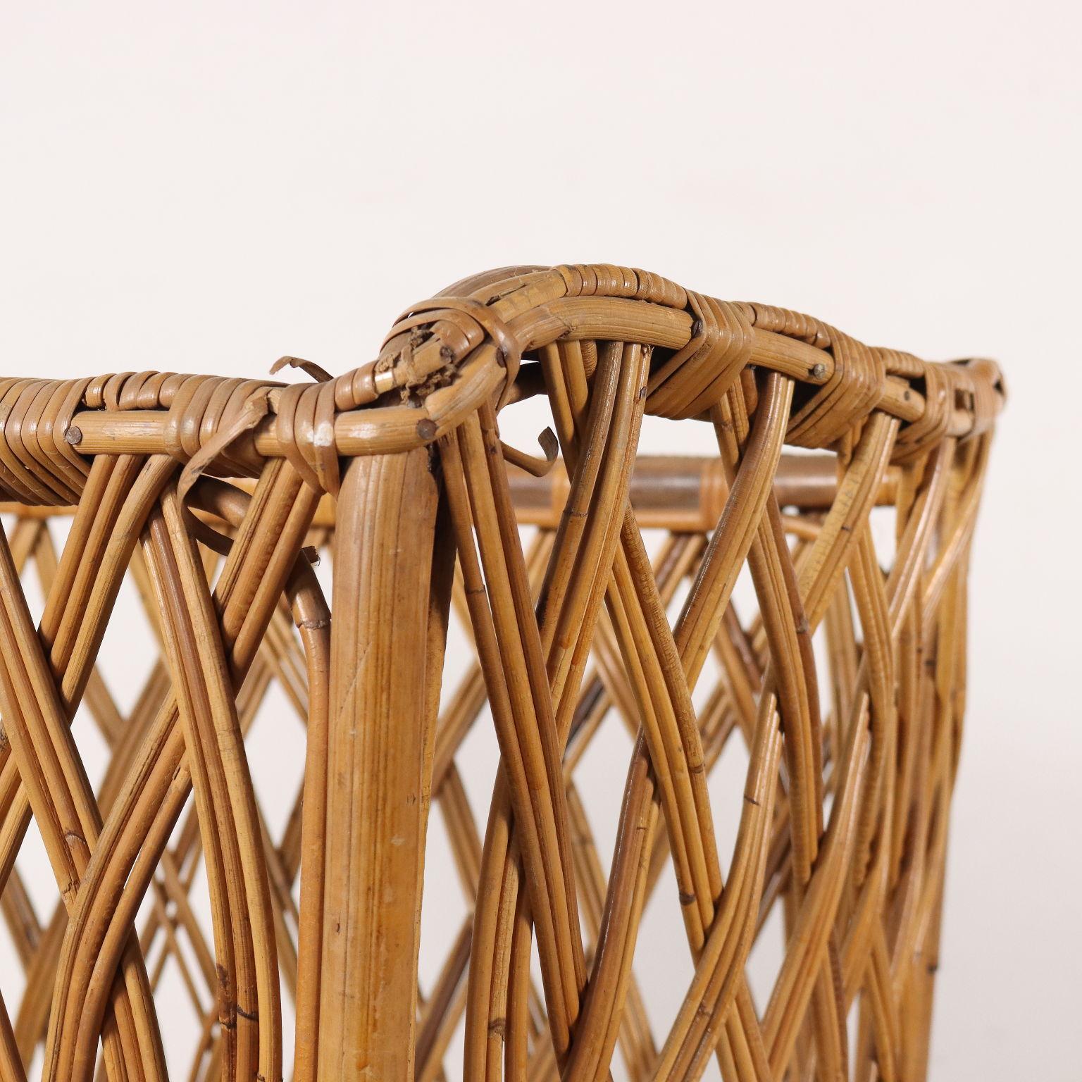 bamboo rattan crib