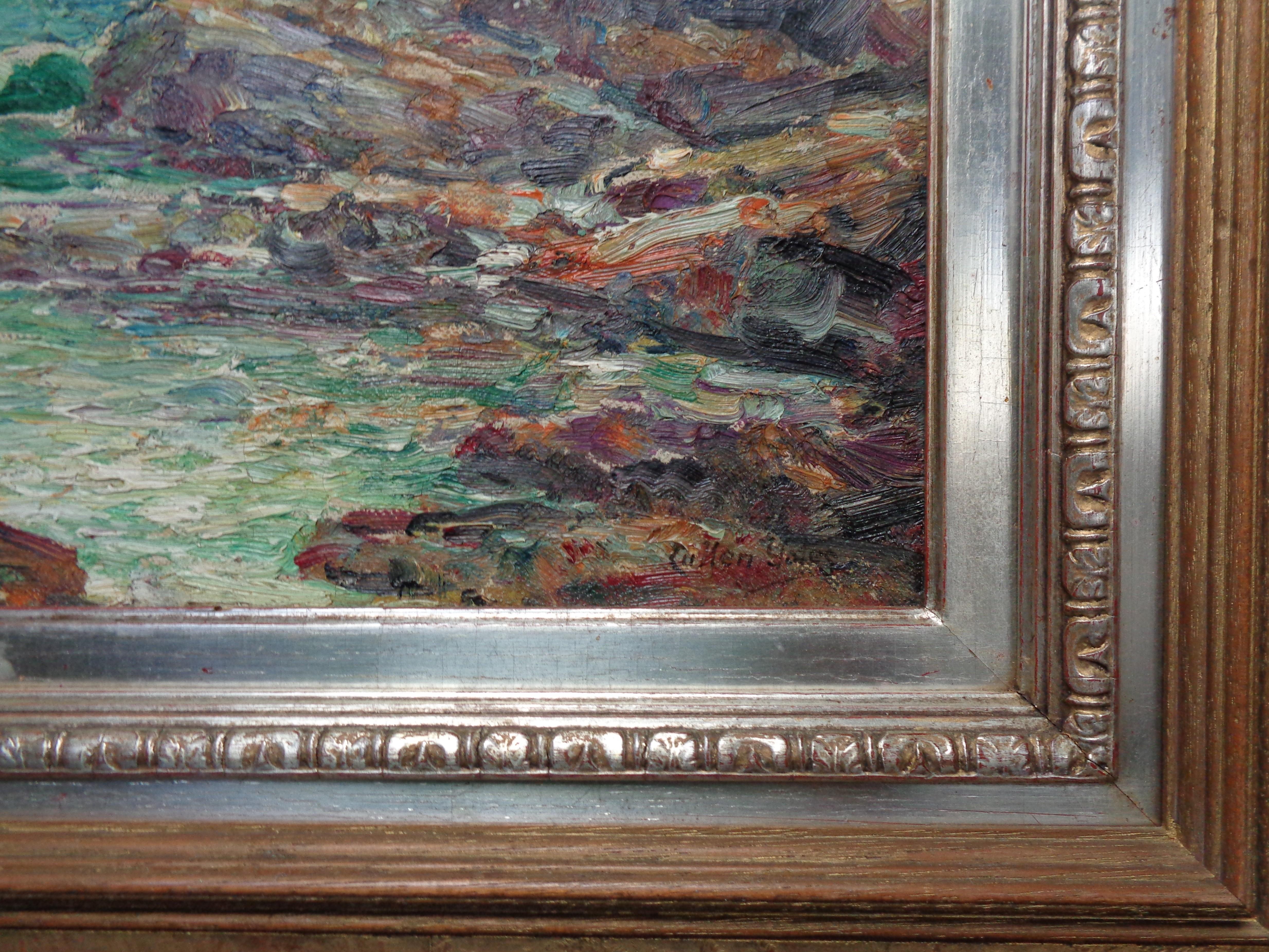 Impressionistic Maine Seascape Oil Painting Cullen Yates NA Salmagundi Artist For Sale 5