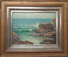 Impressionistic Maine Seascape Oil Painting Cullen Yates NA Salmagundi Artist