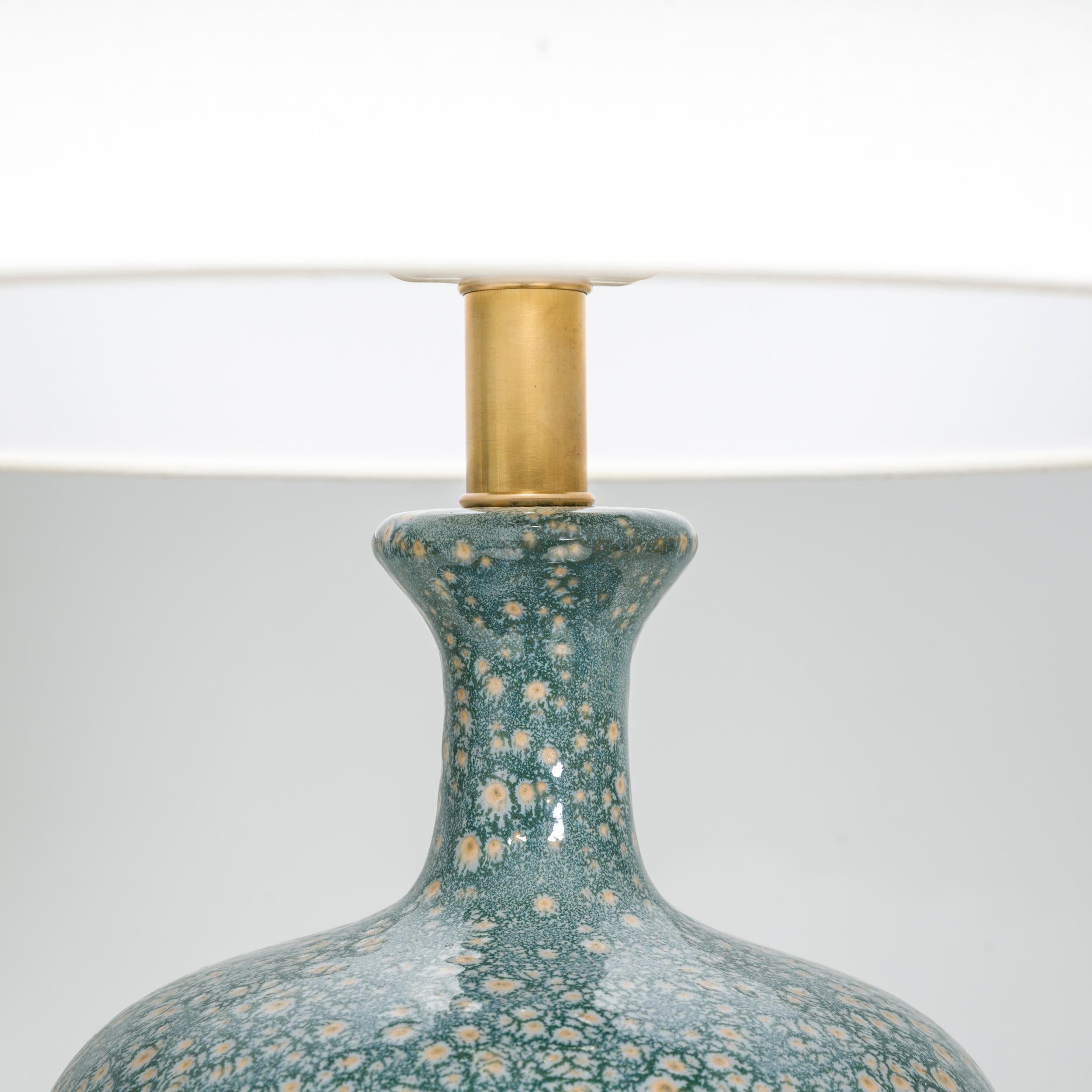 Culloden By Visual Comfort Blue Ceramic Table Lamp For Sale 6