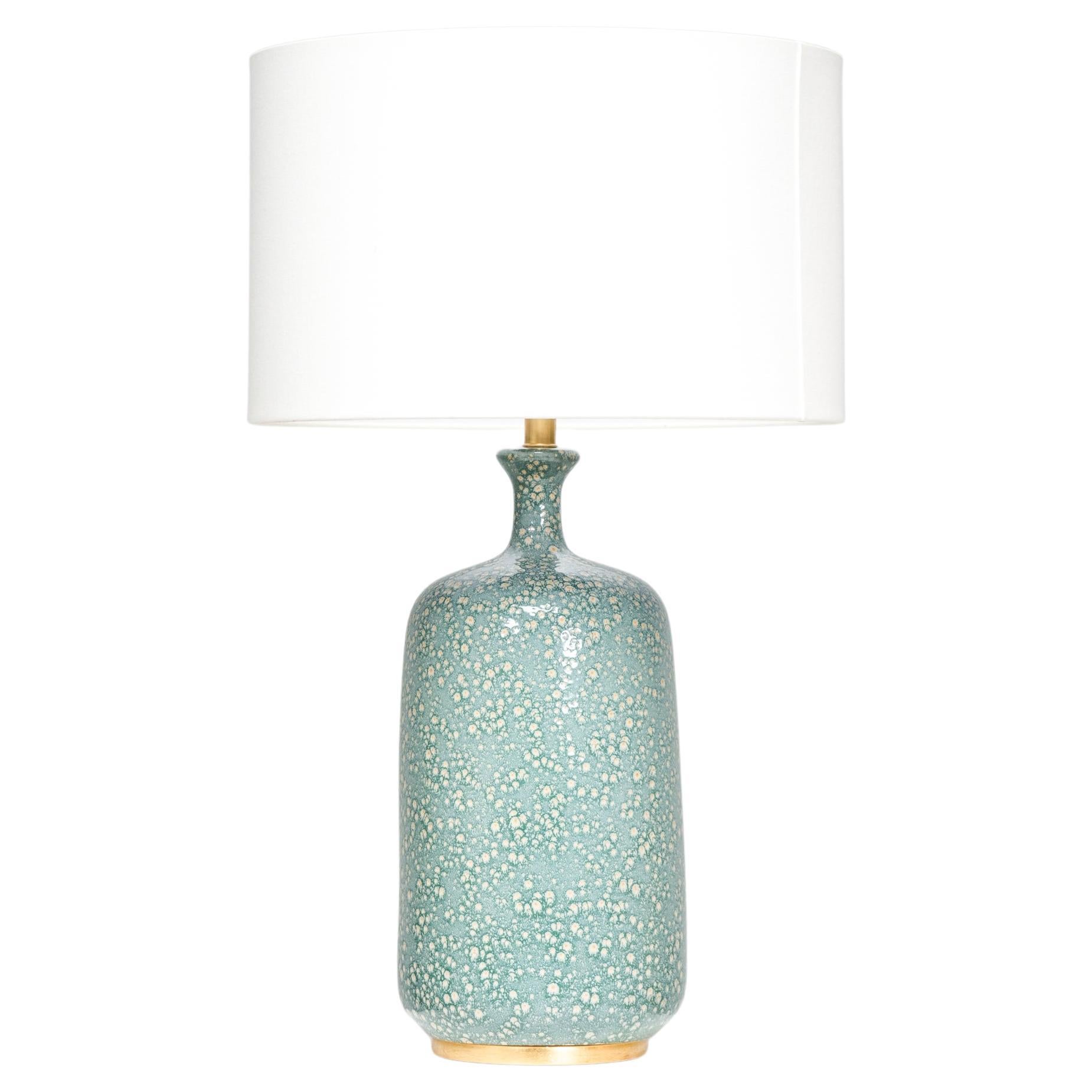 Culloden By Visual Comfort Blue Ceramic Table Lamp For Sale