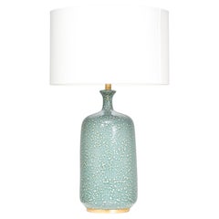 Lampada da tavolo in ceramica blu Culloden di Visual Comfort