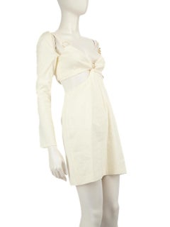 Cult Gaia Cream Cut Out Accent Mia Dress Size S