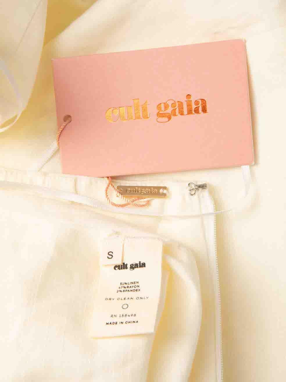 Women's Cult Gaia Cream Cut Out Accent Mia Dress Size S For Sale