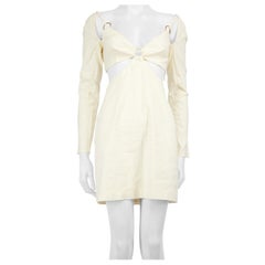 Cult Gaia Cream Cut Out Accent Mia Dress Size S