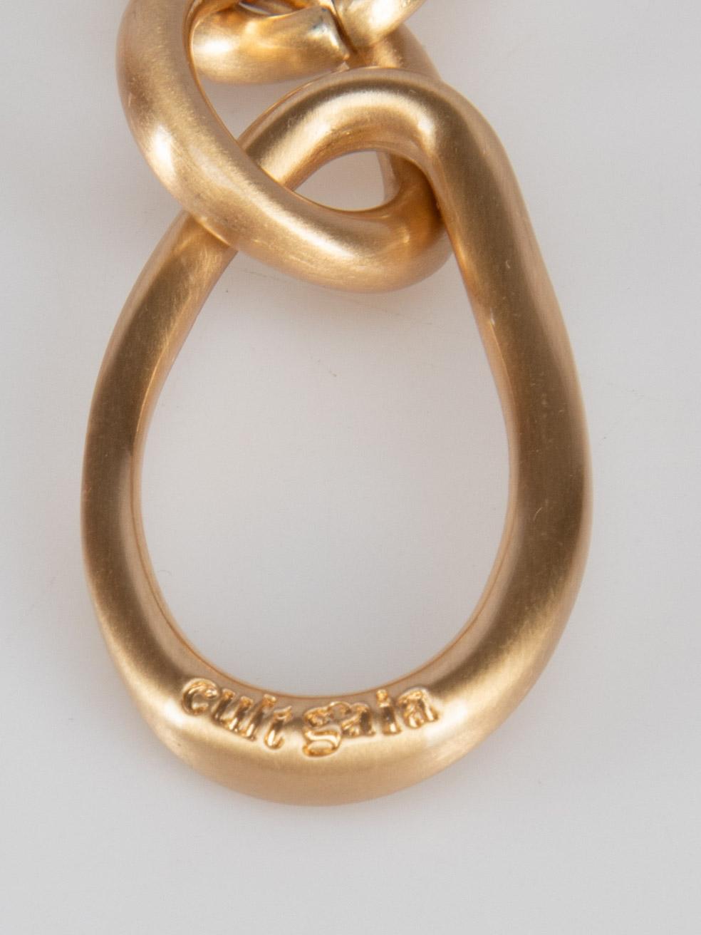 Women's Cult Gaia Gold Reyes Chain Drop Earrings