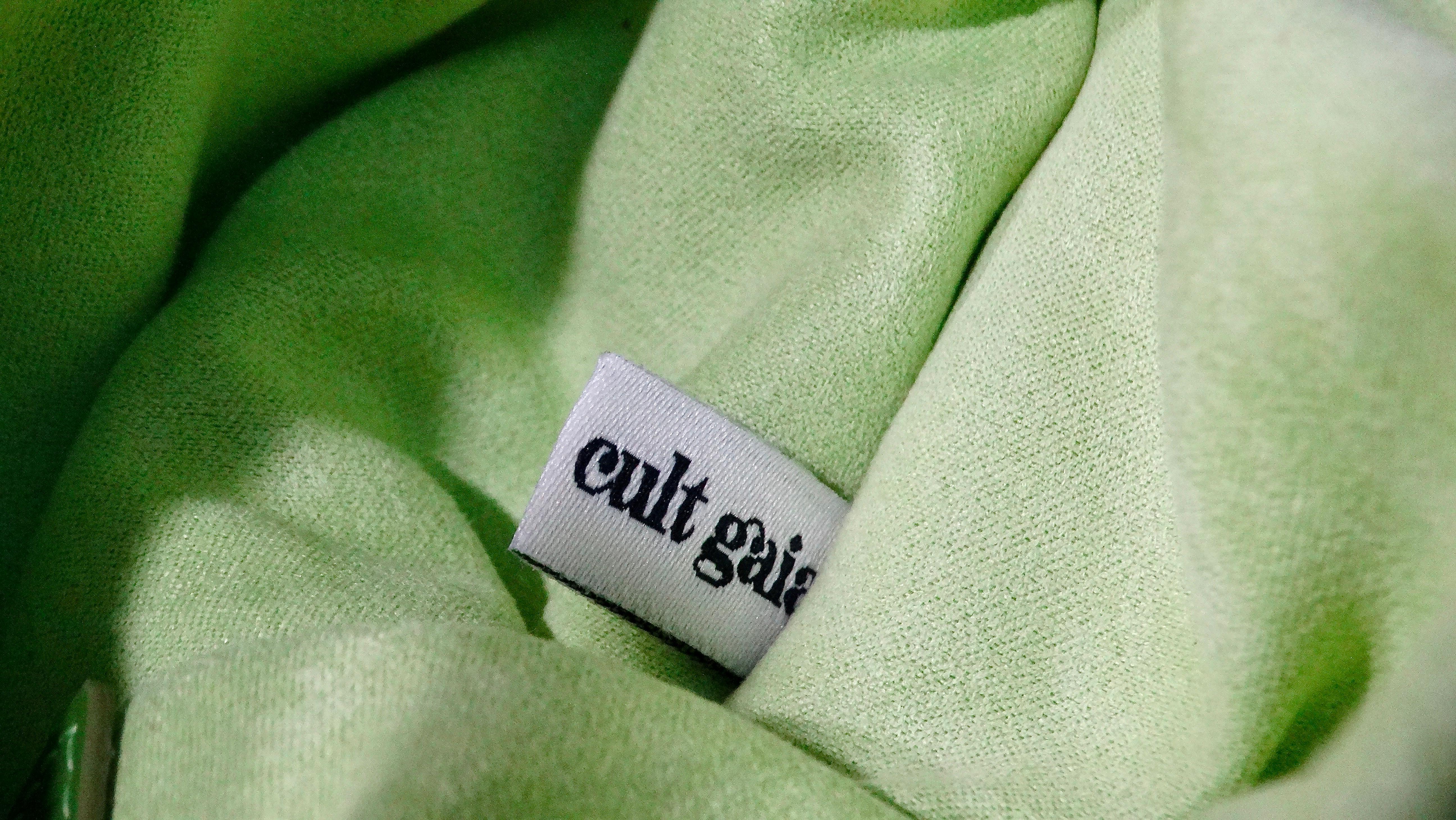 Cult Gaia Green Nano Hera Crystal Handbag For Sale 6