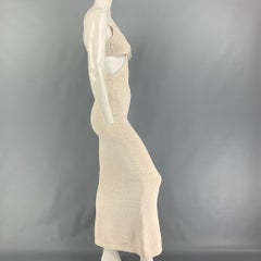 CULT GAIA Size XS Off White Cotton Polyester Cutout Serita Dress