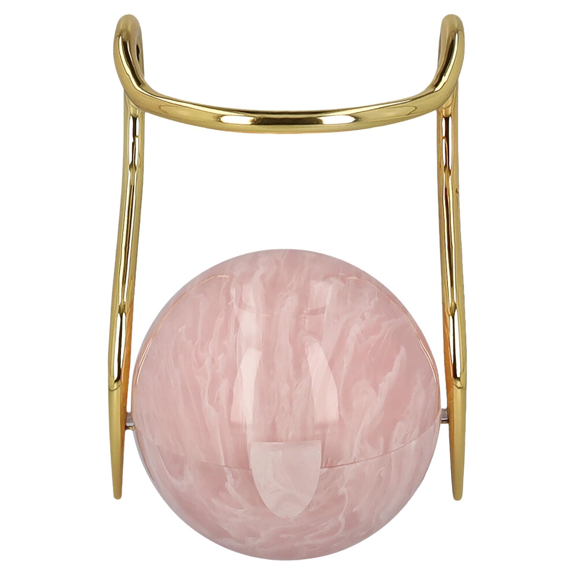 Cult Gaia Women Handbags Gold, Pink Resin  For Sale