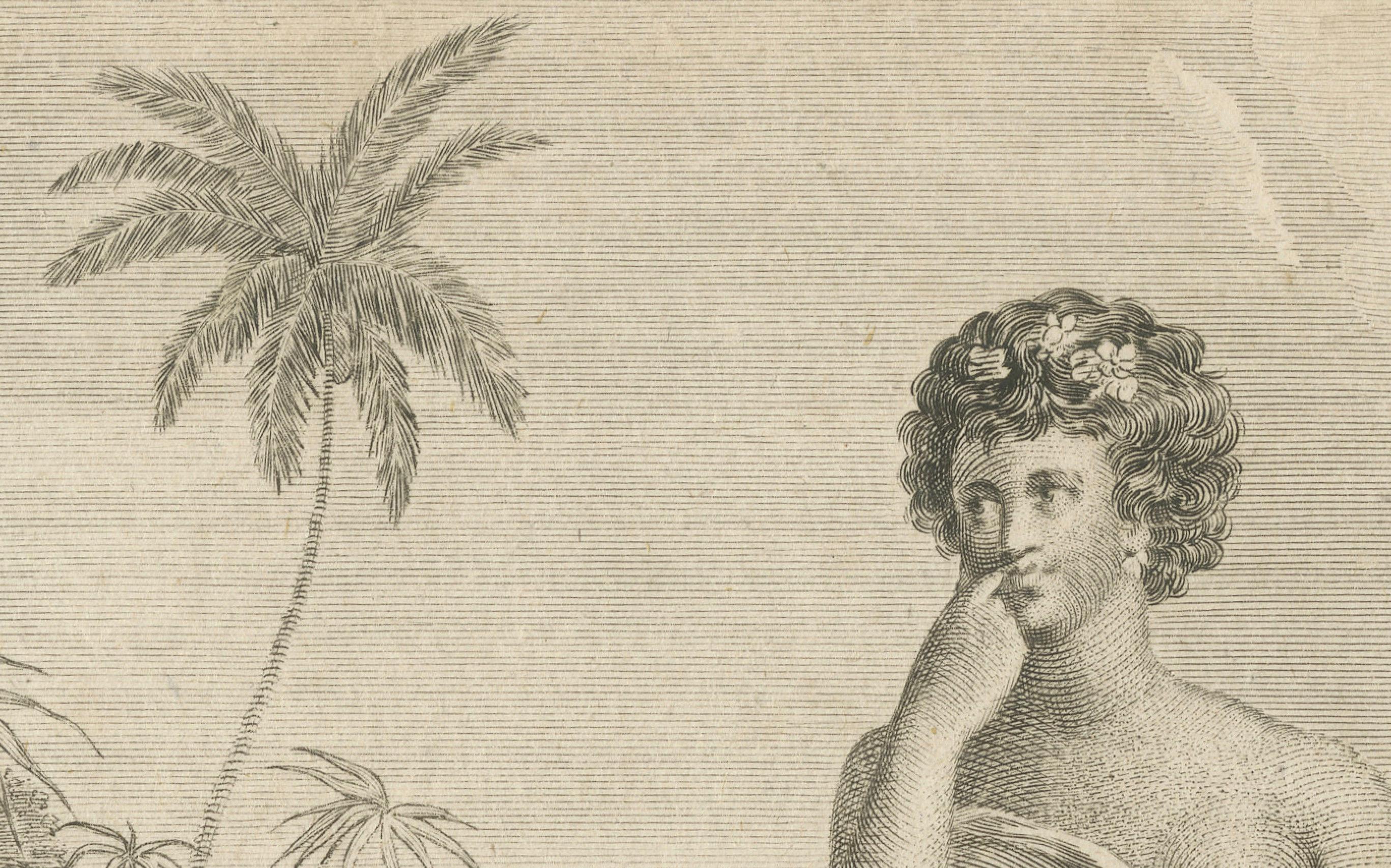 Engraved Cultural Habits of Tahitian Women: Dance and Ceremony, circa 1790 For Sale