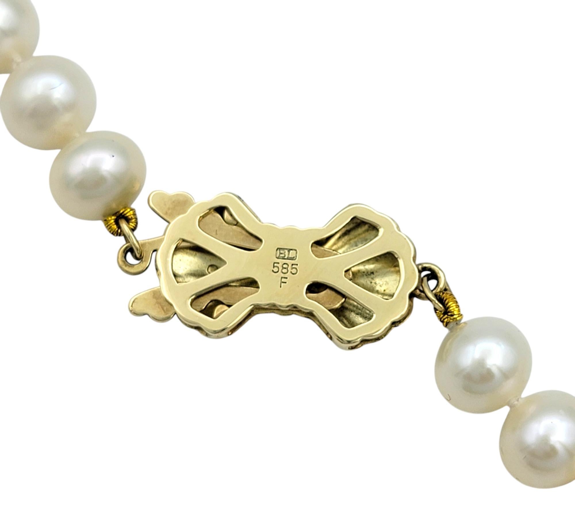 Collana di perle d'acqua dolce coltivate da 18