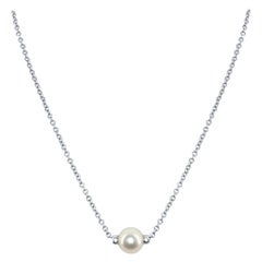 Cultured Freshwater Pearl Pendant on .925 Sterling Silver Chain