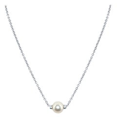 Cultured Freshwater Pearl Pendant on .925 Sterling Silver Chain