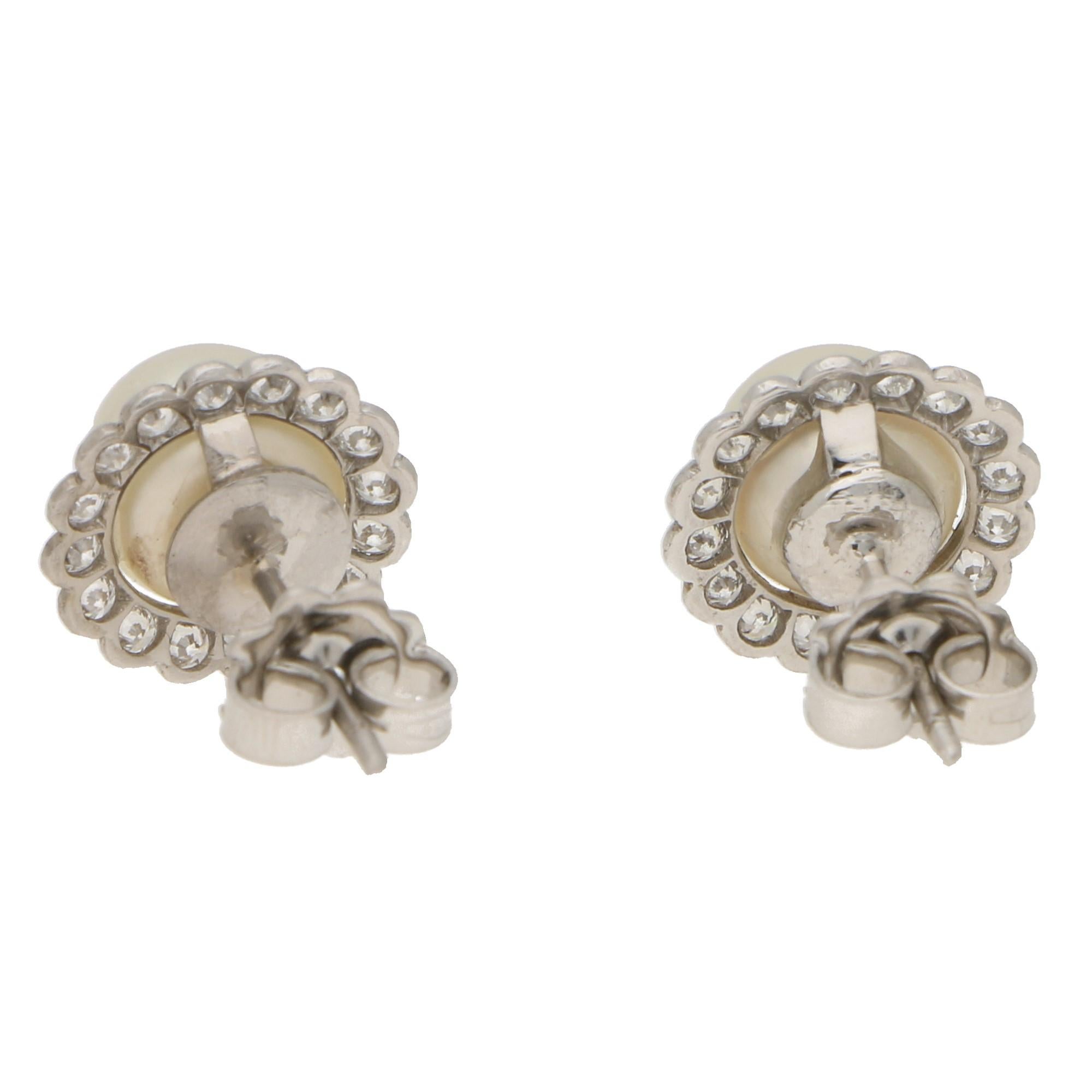 white gold earrings