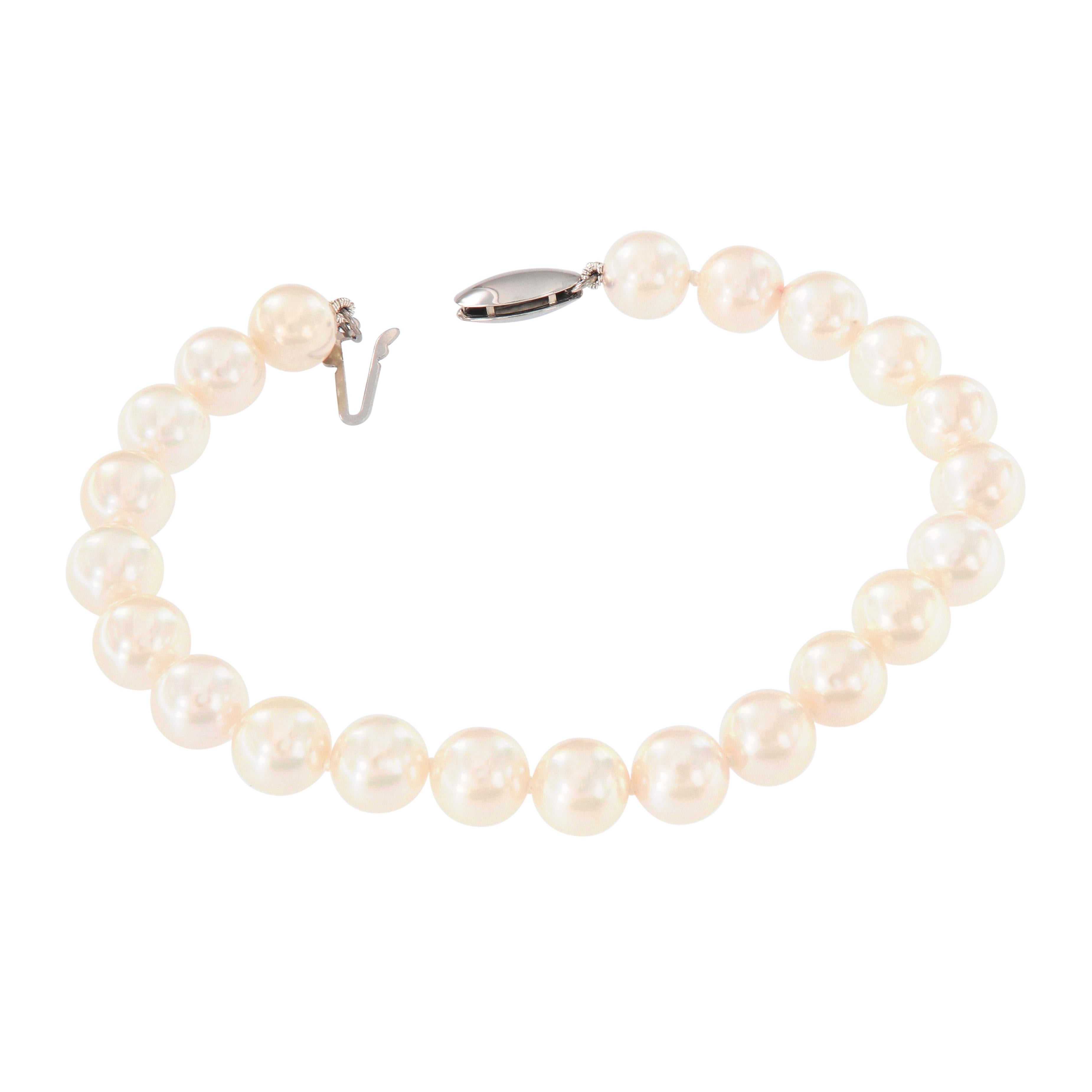 AA Akoya Cultured Pearl Bracelet In New Condition In Troy, MI