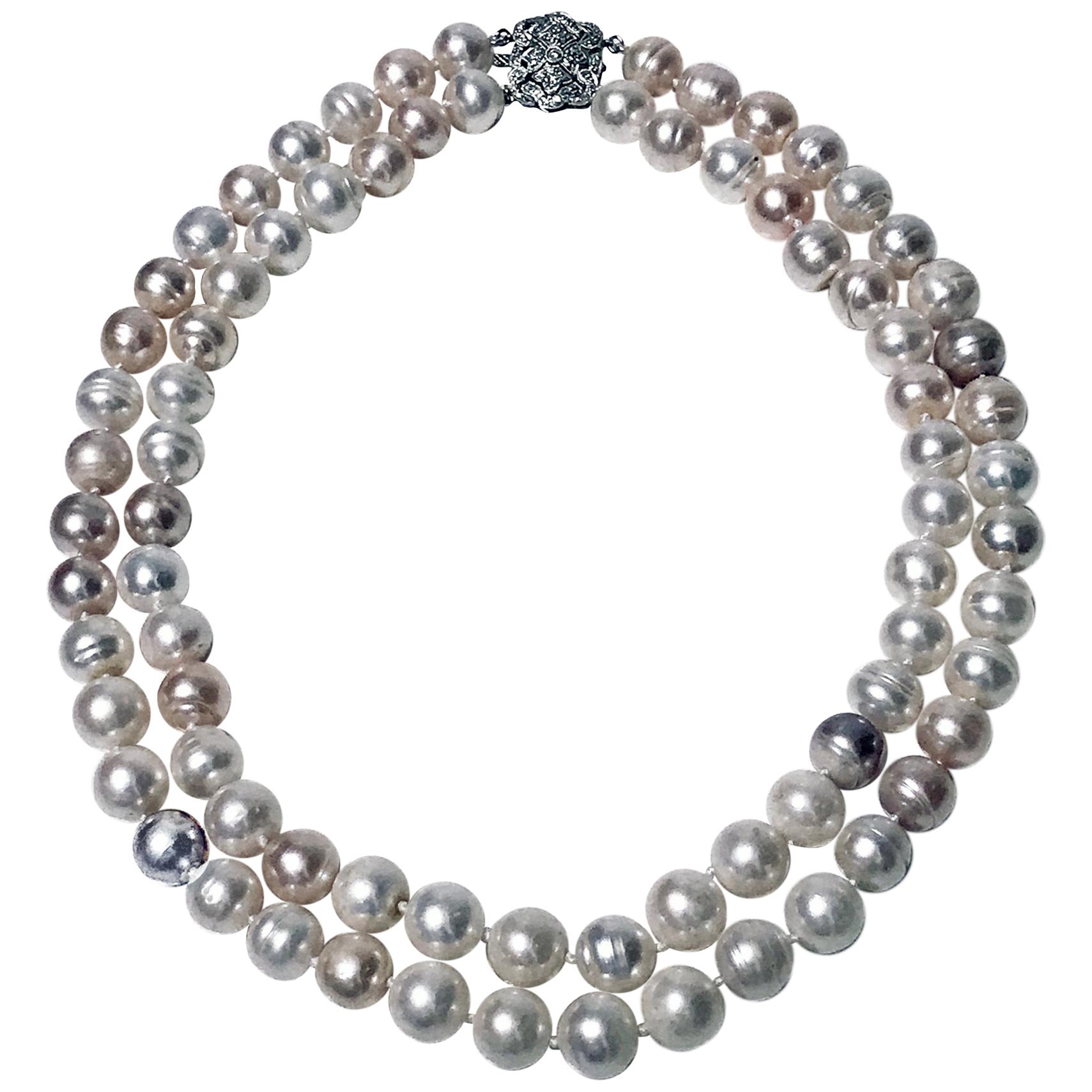 Cultured Pearl Double Necklace