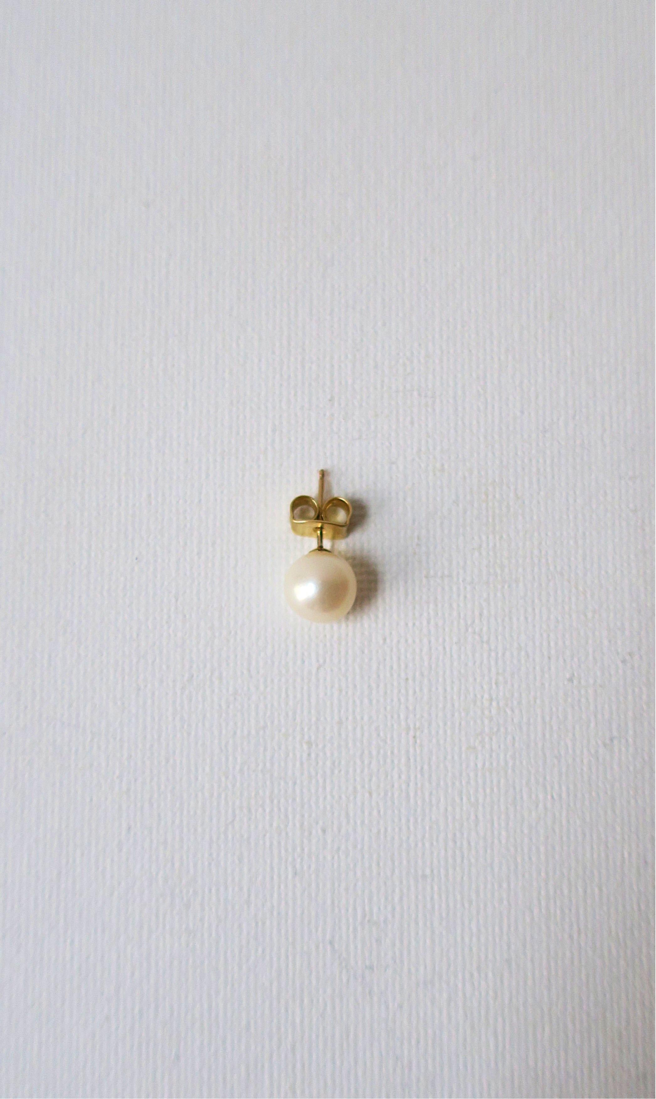 Cultured Pearl Earring in vendita 1