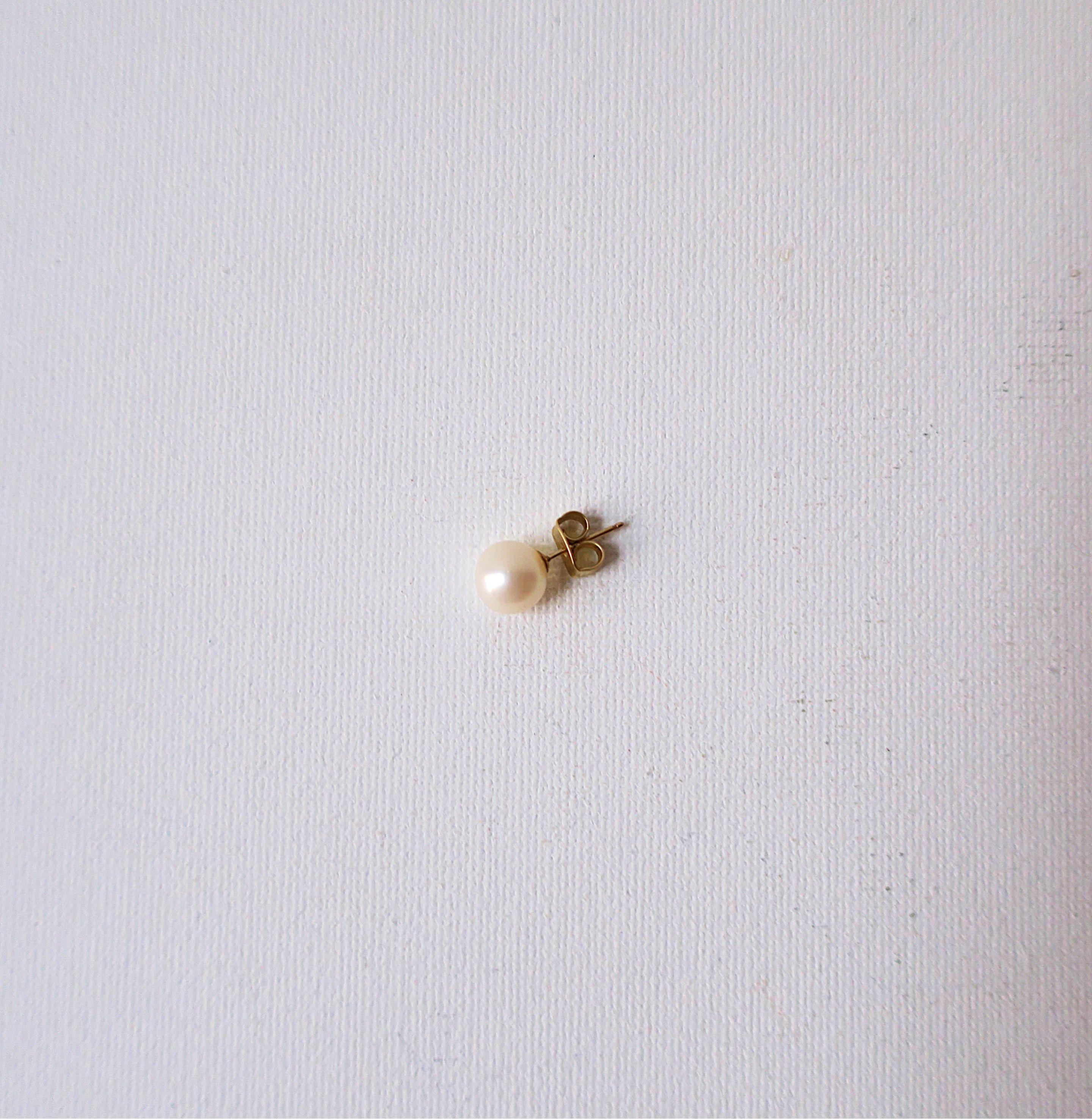 Cultured Pearl Earring in vendita 3