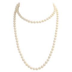 Cultured Pearl Necklace, 835 Silver Clasp