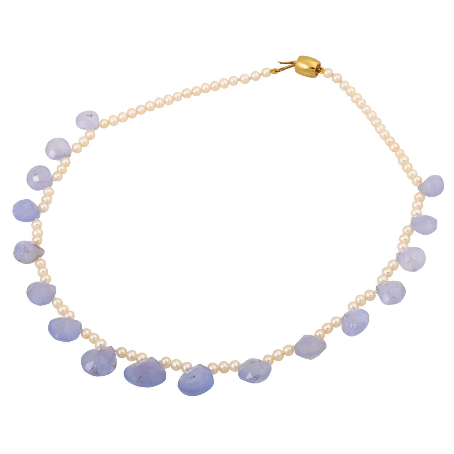 Modern Cultured Pearl Necklace For Sale