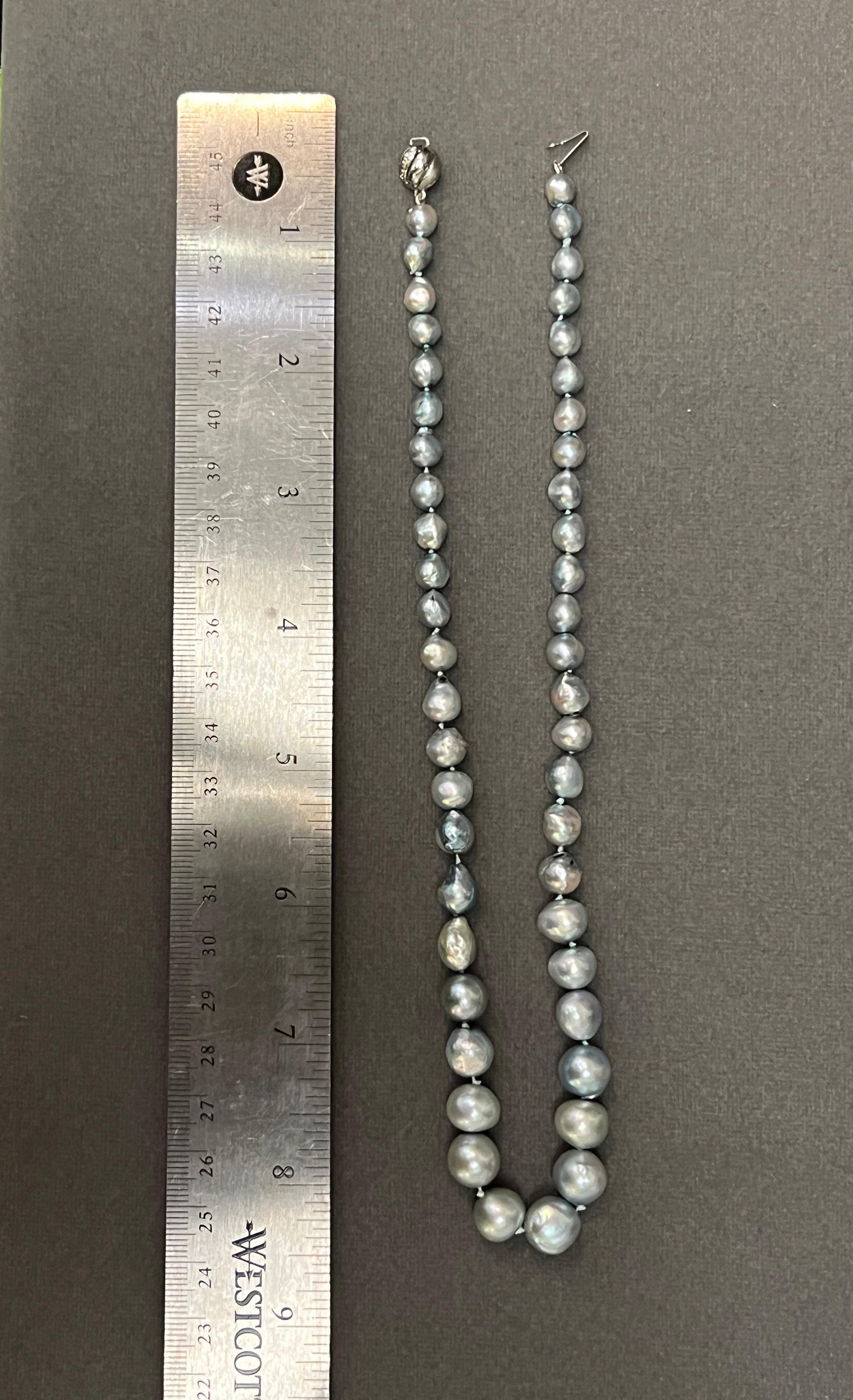 Collier de perles de culture Excellent état - En vente à New York, NY