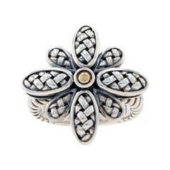 Cultured Pearl, Onyx, 
Diamond Pendant, 10k White Gold