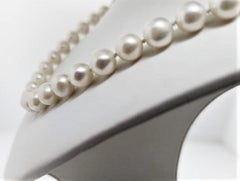 Cultured Pearls with Silver Magnetic Clasp