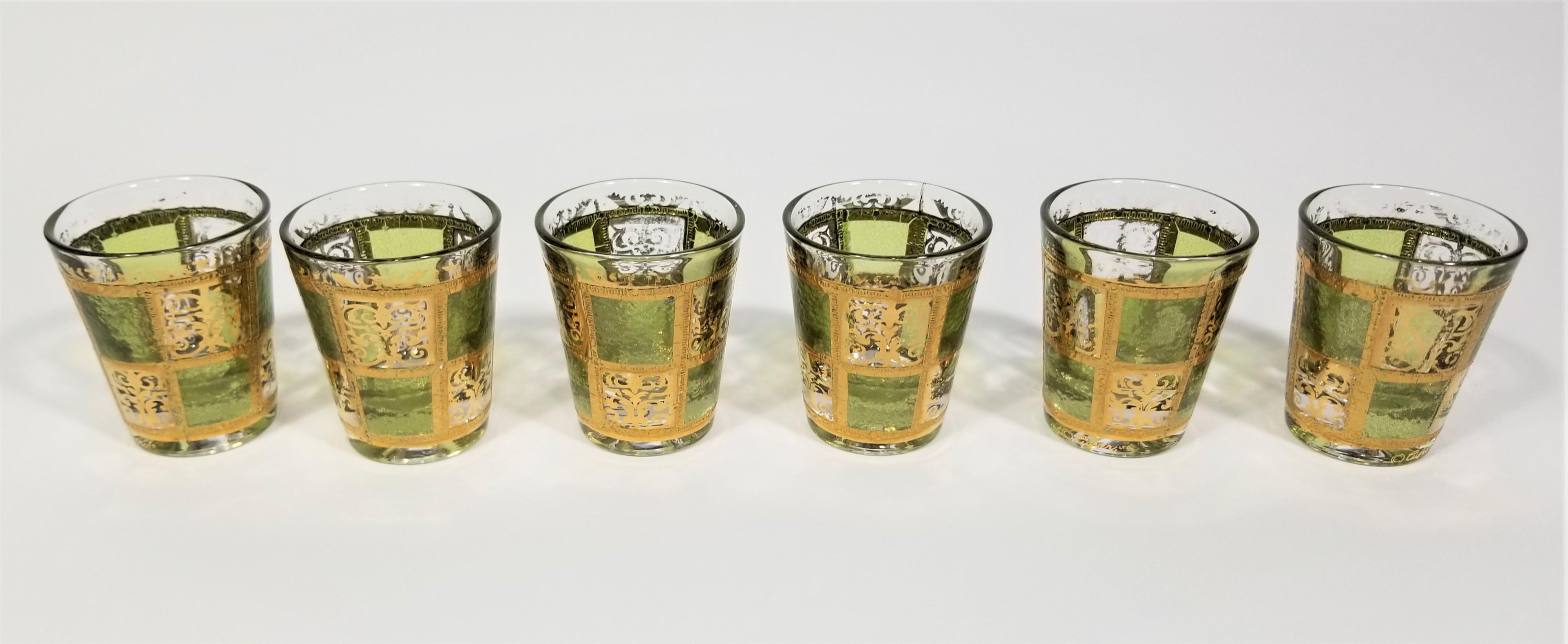 22k gold by culver shot glass